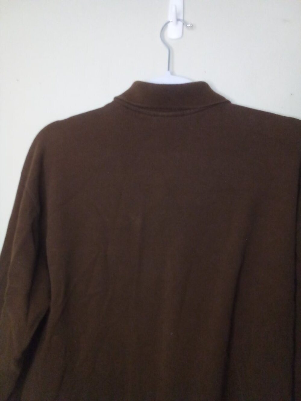 Liz Sport Shirt Women L Button Up Polo Soft Brown - Picture 11 of 14